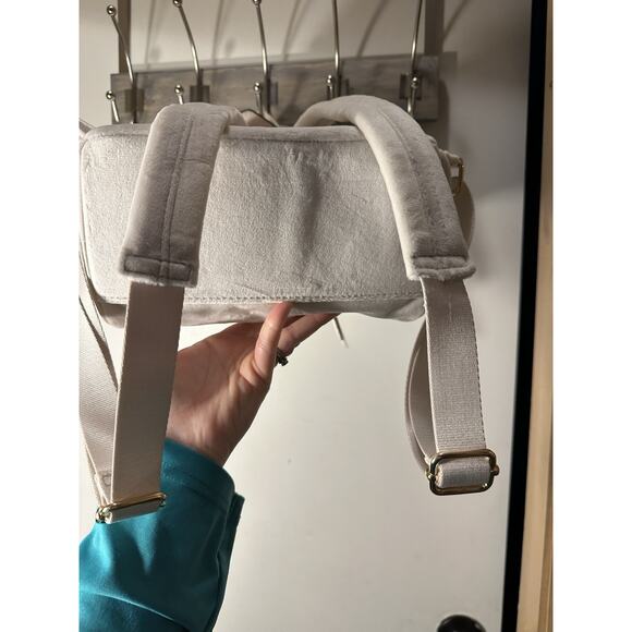 Juicy Couture White Mini Backpack Velvet Rhinestone Juicy main image 4
